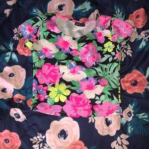 kids Colorful crop top